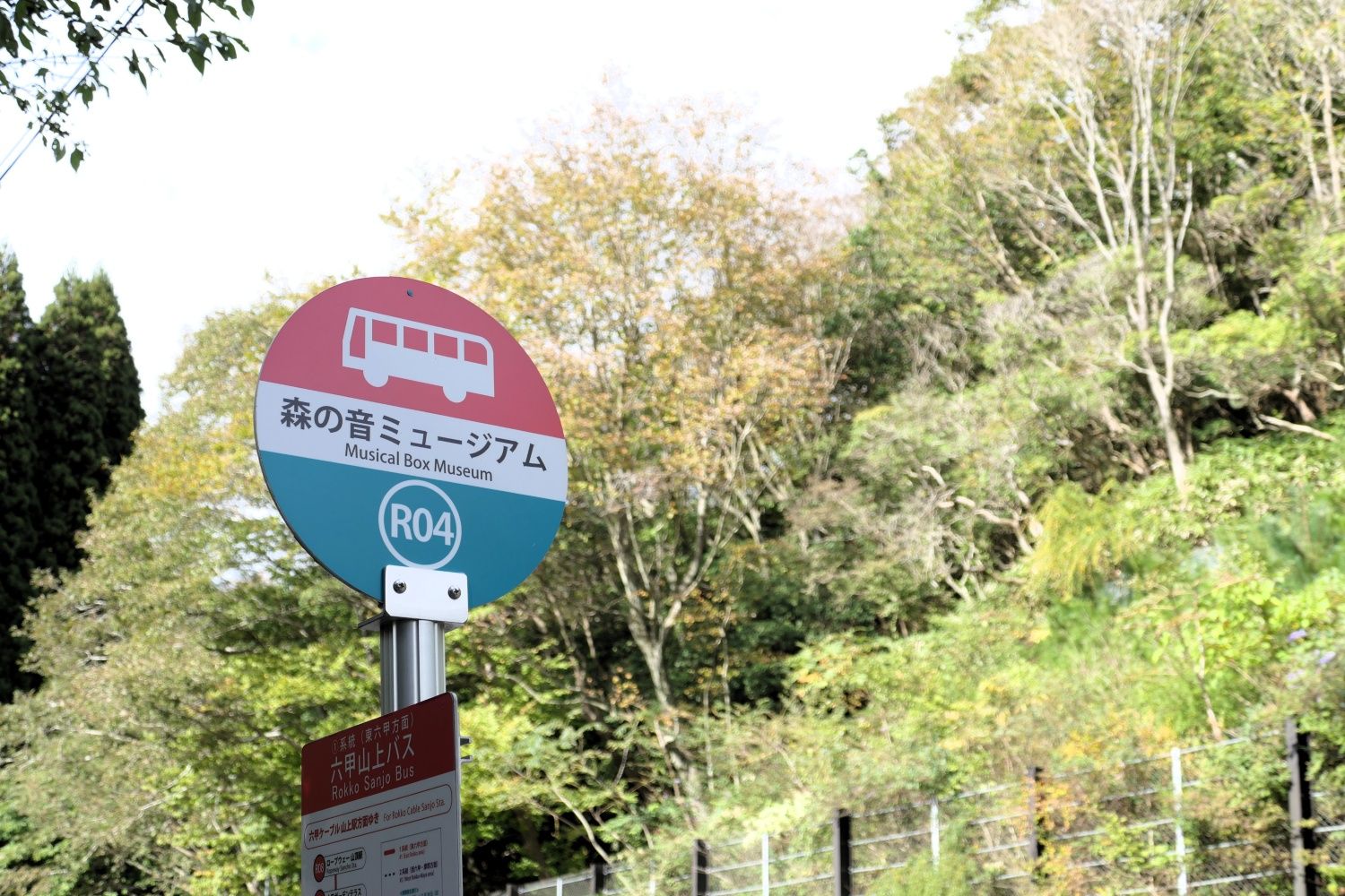 各レジャー施設を結ぶ六甲山上バスは六甲ケーブルと同じく神戸六甲鉄道が運営する（編集部撮影）