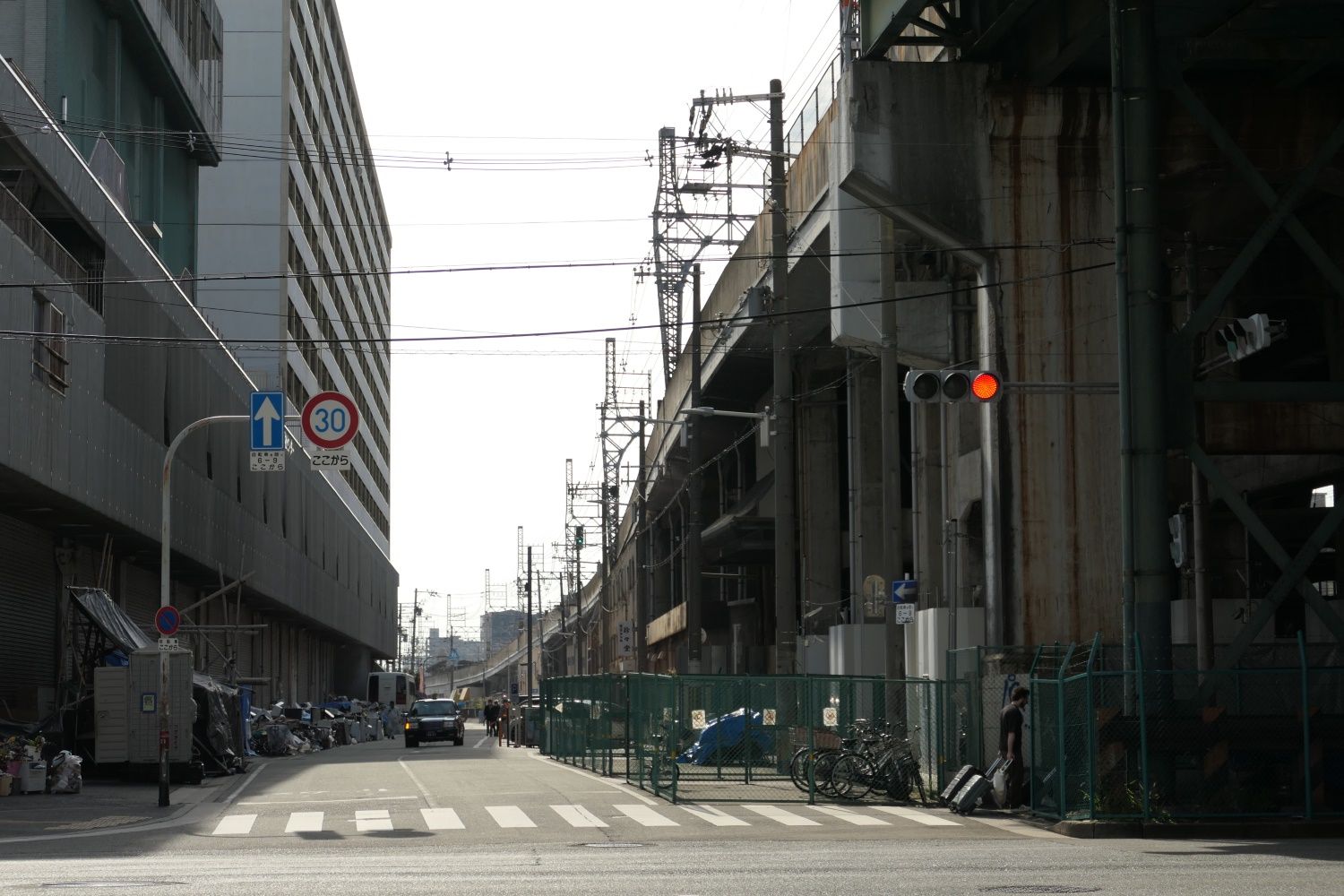 南海新今宮駅の高架