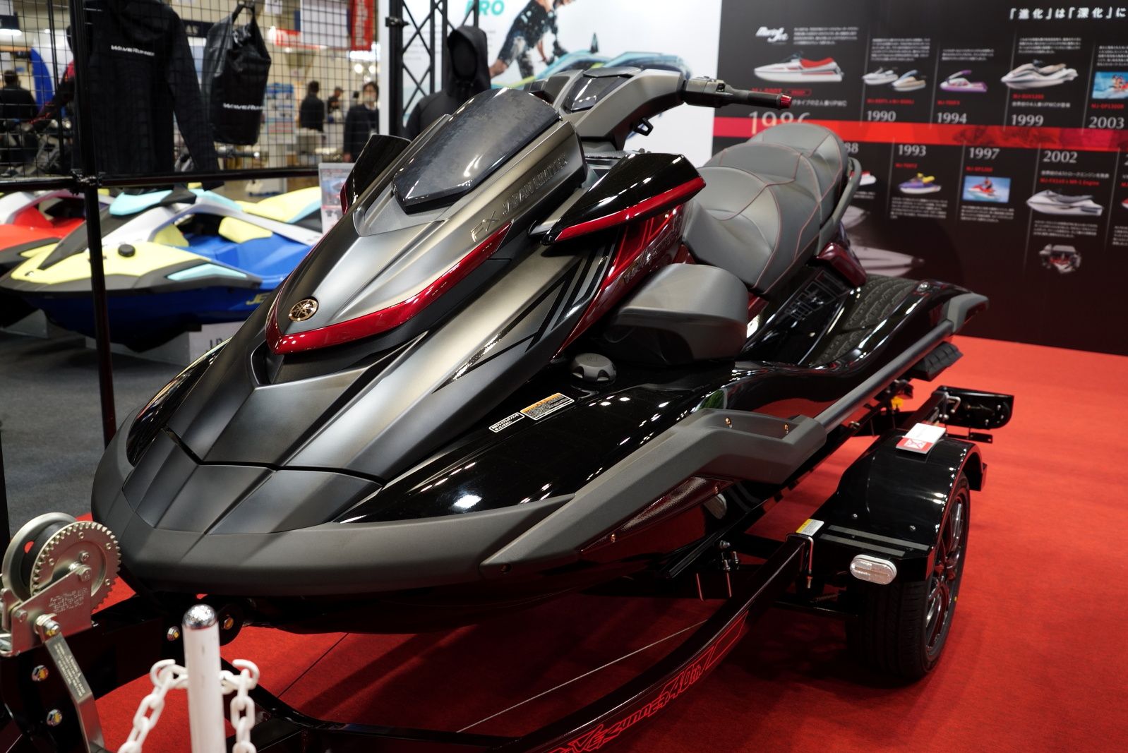 ヤマハ発動機のジャパンインターナショナルボートショー2026での展示内容（写真：筆者撮影）