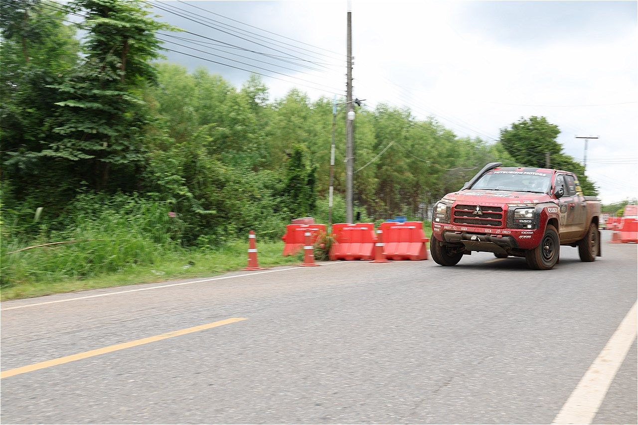 アジアンクロスカントリーラリー2025とチーム三菱ラリーアートの様子（写真：三木 宏章）