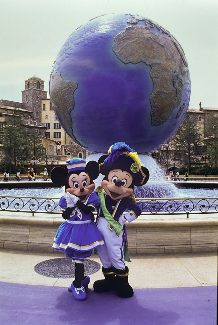 ディズニーシーのプレスレビュー（写真：2001年8月2日、吉野純治撮影）