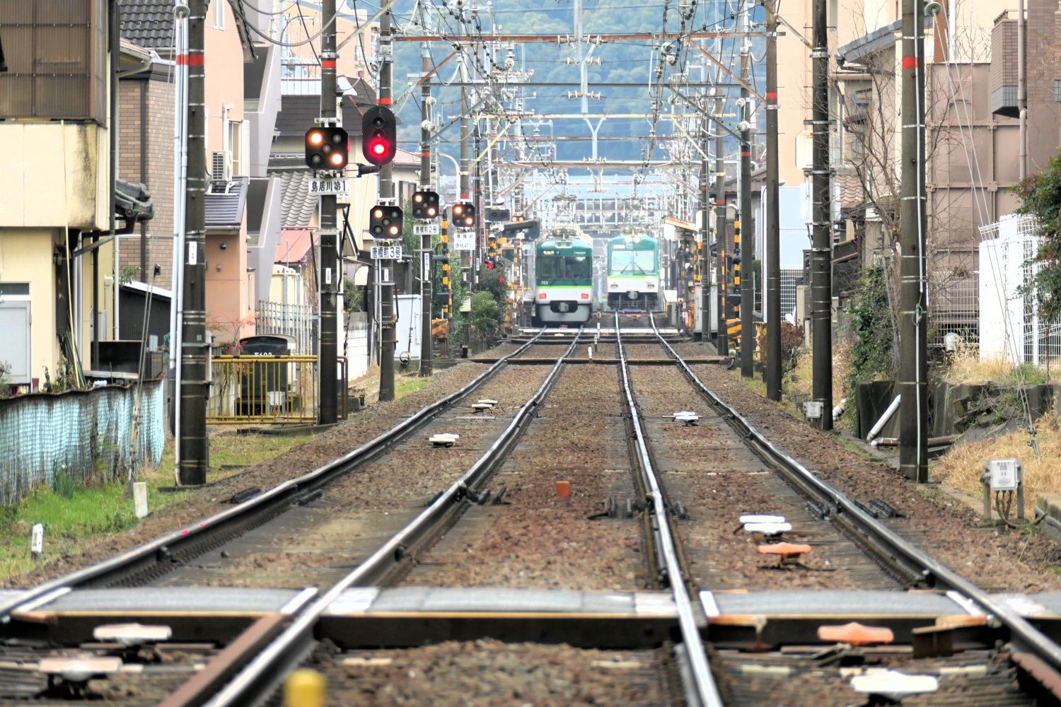 石山坂本線の電車