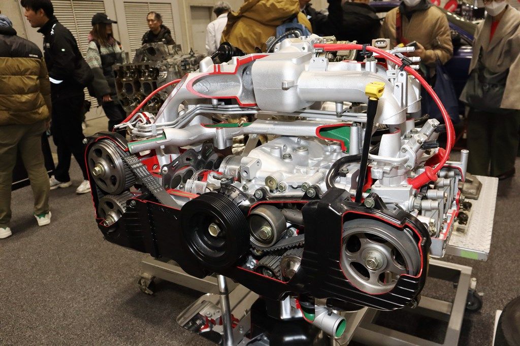 ノスタルジック2デイズ2026で新サービス「スバル ヘリテージサービス」をプロモーションしたスバル（写真：筆者撮影）