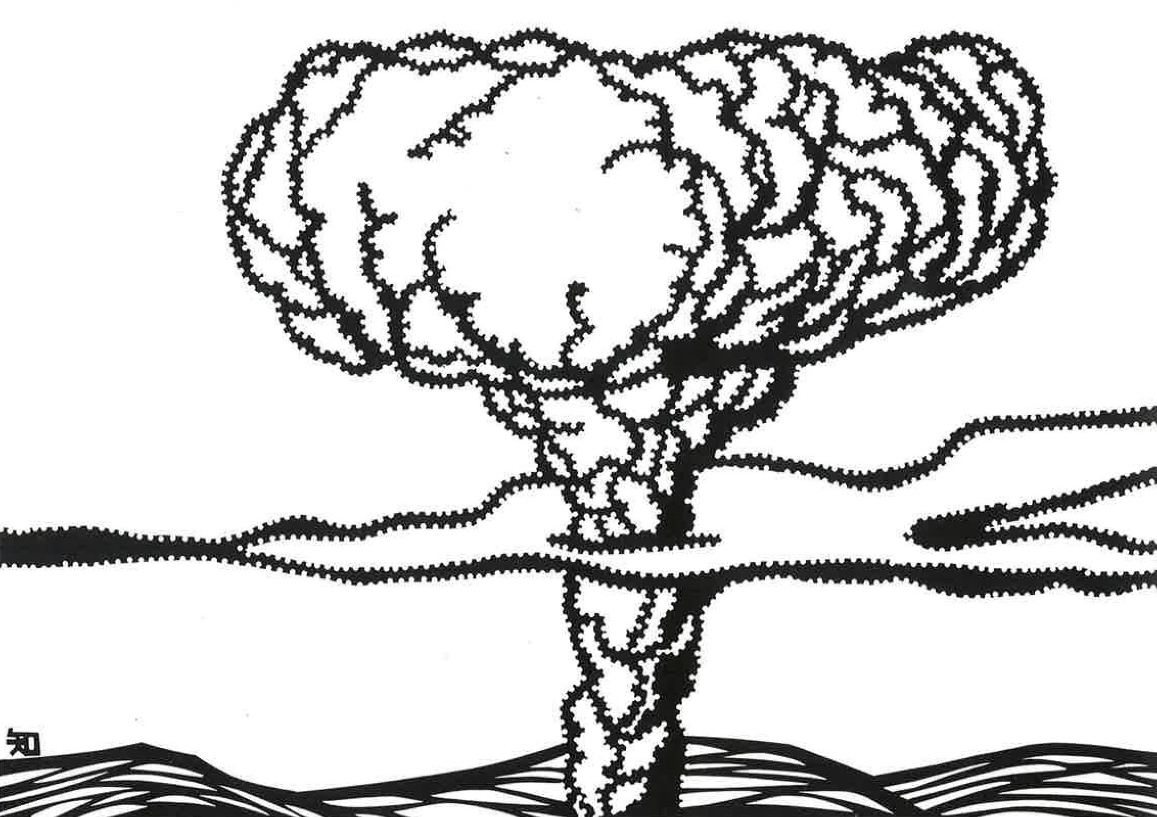 原爆の切り絵