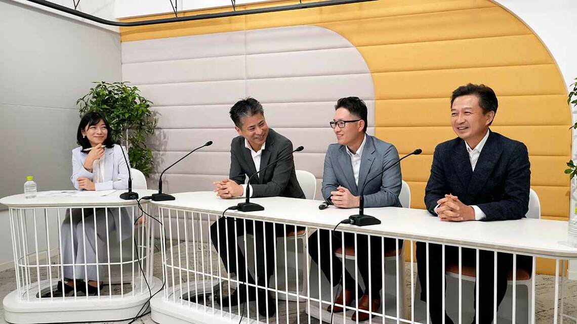 金森 崇宏氏、滝野 一征氏、ル フィリップ氏