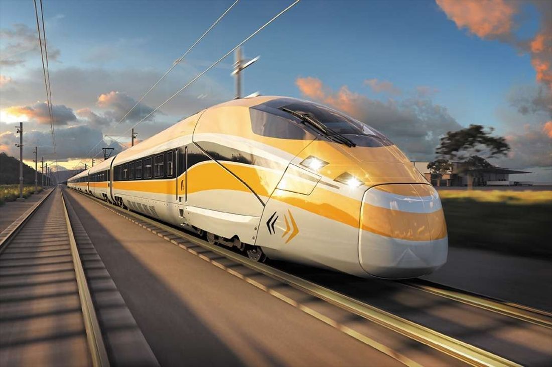 オーストラリアで計画中の高速鉄道の車両イメージ（画像：Australian Government High Speed Rail Authority）