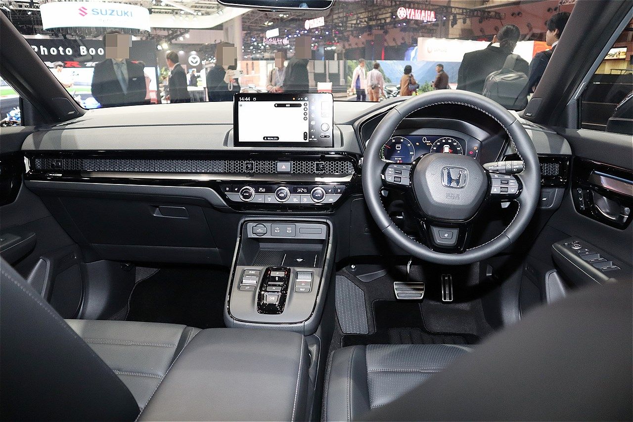 ジャパンモビリティショー2025に展示されたホンダの新型「CR-V e:HEV」（筆者撮影）