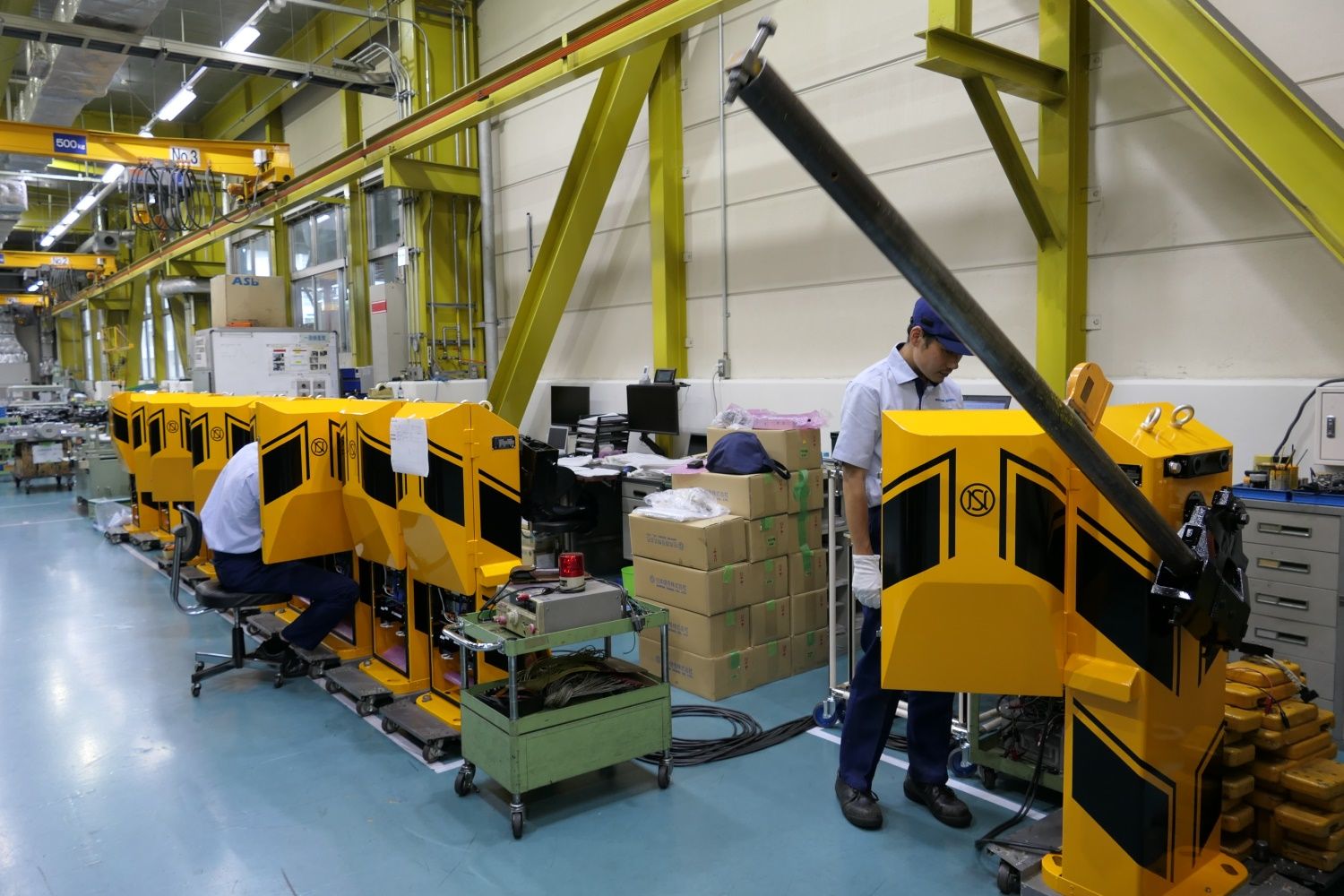 踏切遮断機のテスト