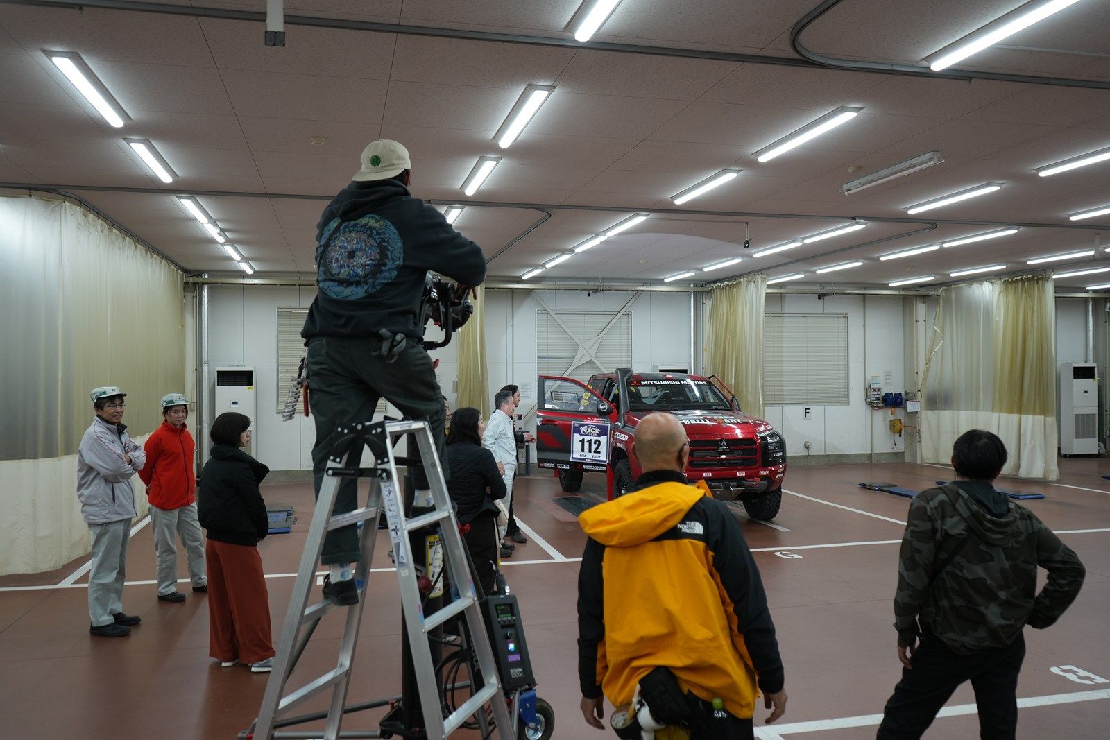 「冒険する人が好きだ」のメイキング（写真：三菱自動車工業）