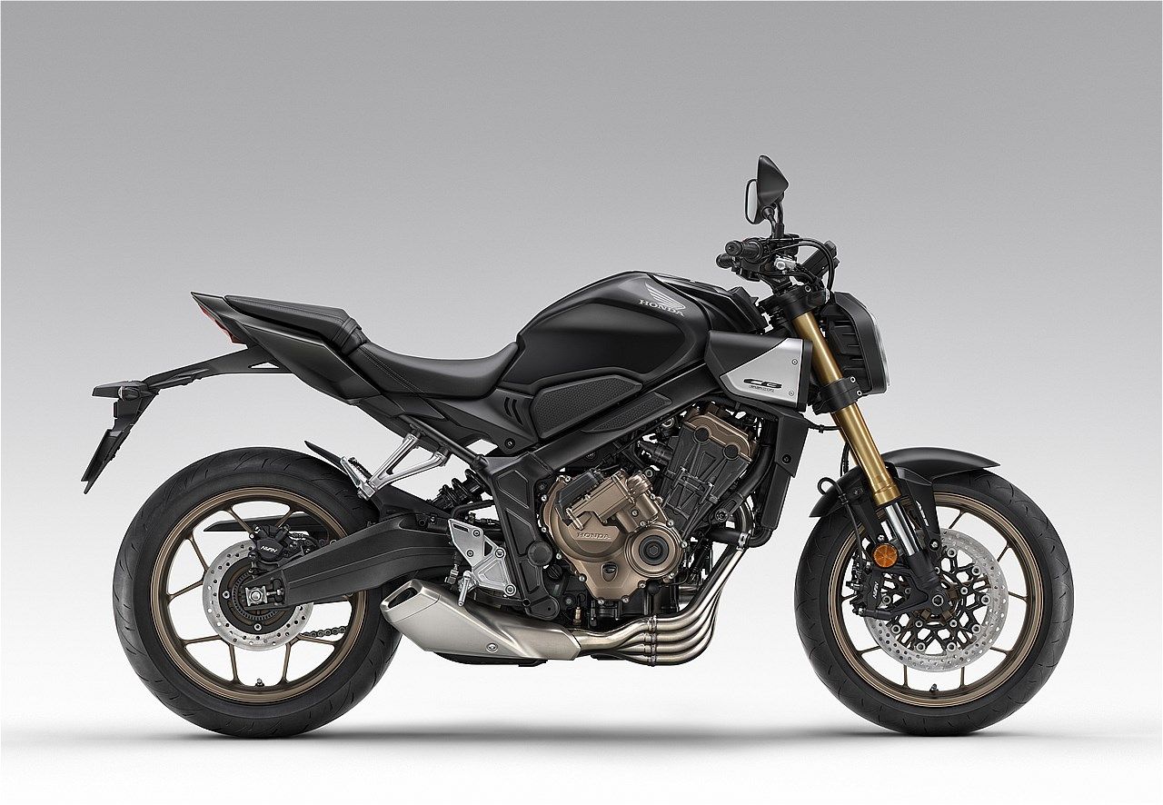 2024年モデルのCB650R ホンダE-クラッチ搭載車（写真：本田技研工業）