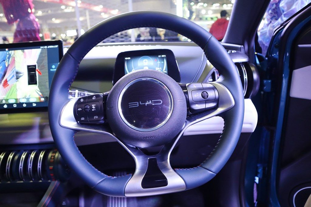 東京オートサロンに展示されていたBYDのATTO 3（筆者撮影）