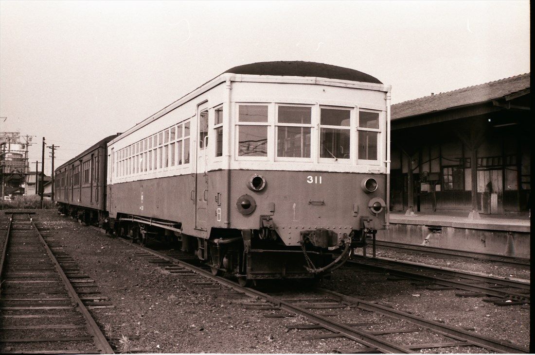 水島臨海鉄道で活躍した元国鉄キハ04形のキハ311。1974年に引退した（撮影：南正時）