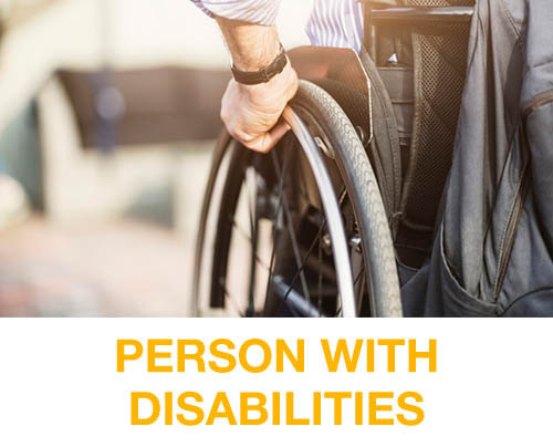 PERSON WITH DISABILITIES