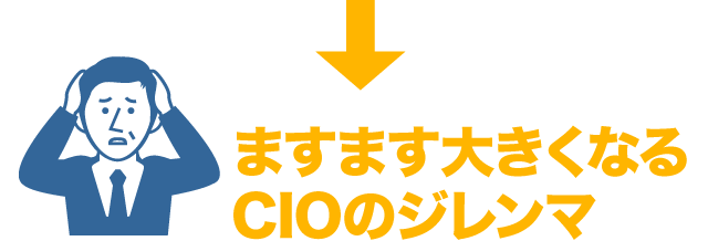 ますます大きくなるCIOのジレンマ