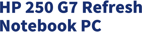 HP 250 G7 Refresh Notebook PC